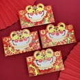 thumbnail image 1 of kurtrusly Personalized and Creative New Year Universal Joyful Cartoon Red Bag, 1 of 1
