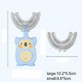 thumbnail image 5 of Cepillo de dientes manual ZHAOCHENG 360 grados en forma de U Pequeño azul, 5 of 5
