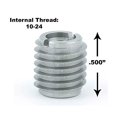 thumbnail image 4 of E-Z LOK Couteau Fileté Insert pour Bois Dur, Inserts Filetés en Acier Inoxydable 10-24 Filetages Internes, 0,500" Longueur Pack de 10, 4 of 4