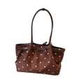thumbnail image 4 of Bolso de hombro para mujer, elegante, cómodo, para viajes, compras y fiestas. Color café, 4 of 9