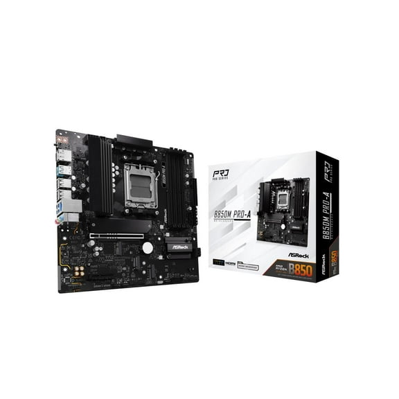 ASRock B850M Pro-A AM5 AMD B850 SATA 6Gb/s Micro ATX Motherboard
