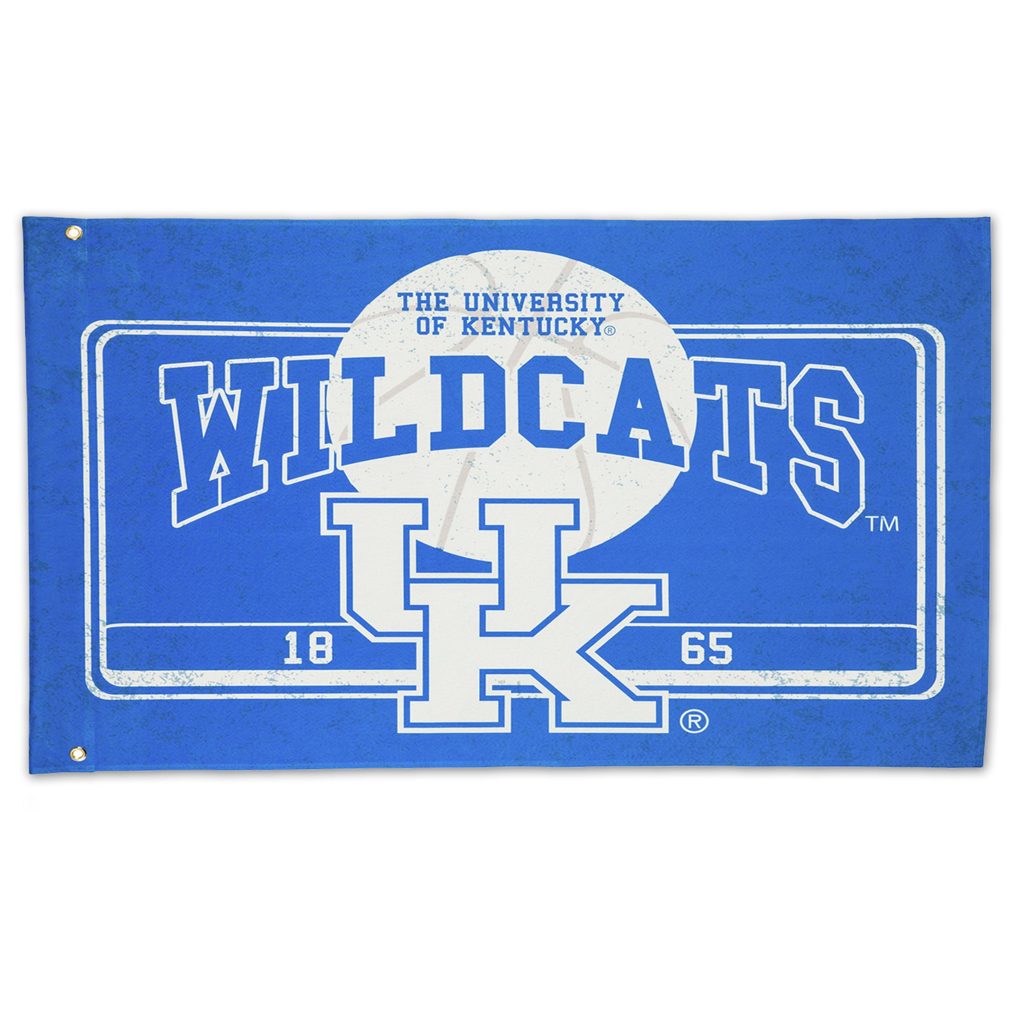 Team Sports America NCAA University of Kentucky Suede Garden Flags 