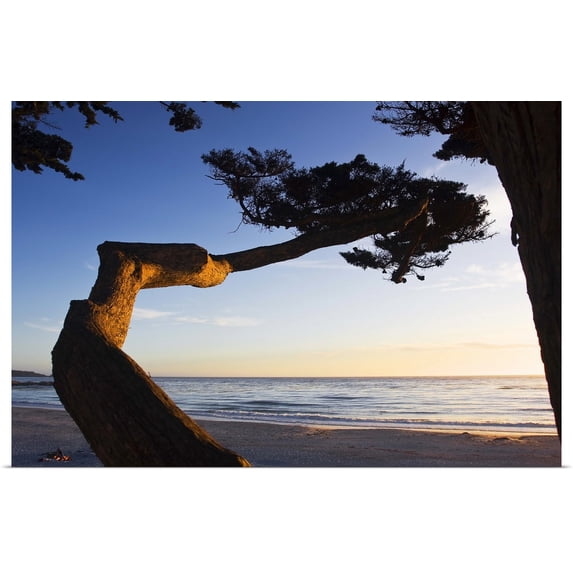 Great BIG Canvas | "Carmel Sunset 1" Art Print - 48x32