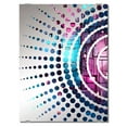 thumbnail image 2 of Designart "Solar Power Purple and Blue Abstraction I" Abstract Cubism Oversized Wall Mirror - Modern Abstract Bathroom Wall Mirror Decor - Multiple Color Options, 2 of 6