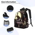 thumbnail image 3 of Goofa The Nightmare Before Christmas Pattern Casual Backpack – School Backpack Lightweight & Ergonomic Design, Water-Resistant, Spacious & Comfortable, Travel, 3 of 6