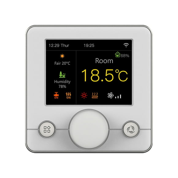 WIFI Intelligent Thermostat with RGB Colorful LCD Display Electric Heating Thermostat Indoor Constant Controller Digital Programmable Thermostat