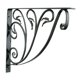 thumbnail image 1 of Achla Designs B-10 Leafy Leaf - Buzón decorativo de hierro forjado, soporte para estante, color negro, 1 of 2