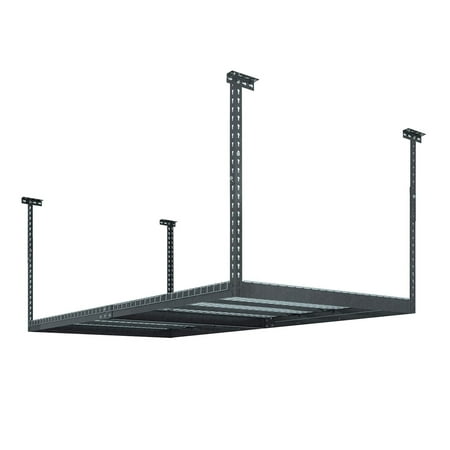 NewAge Products 40151 4-Feet by 8-Feet Ceiling Mount Garage Storage Rack,