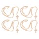 thumbnail image 5 of 10 piezas de rosario de madera con impresión de Jesús, estilo católico unisex, cruz de cuentas de madera natural, collar de rosario, joyería para hombres y mujeres, color beige, 5 of 14