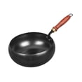 thumbnail image 3 of Sartén Wok Wok de Cocina Manual Forjado Universal Versátil Mango de Madera Wok Chino sin tapa, 3 of 9