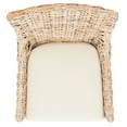 thumbnail image 4 of SAFAVIEH Cristen Rattan Parson Chair w/ Cushion, Natural White, 4 of 7
