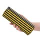 thumbnail image 5 of Easygdp Striped With Bees para Estuche de Lápices Cilíndrico de Cuero con Cremallera, Organizador de Lápices de Cuero para Escuela, Oficina y Viajes, 5 of 6