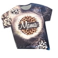 thumbnail image 3 of Mujeres verano casual moda sexy cuello redondo camisa tie-dye mama manga corta letras imprimir camisetas tops blusa Pompotops hkajfhjk464931, 3 of 4