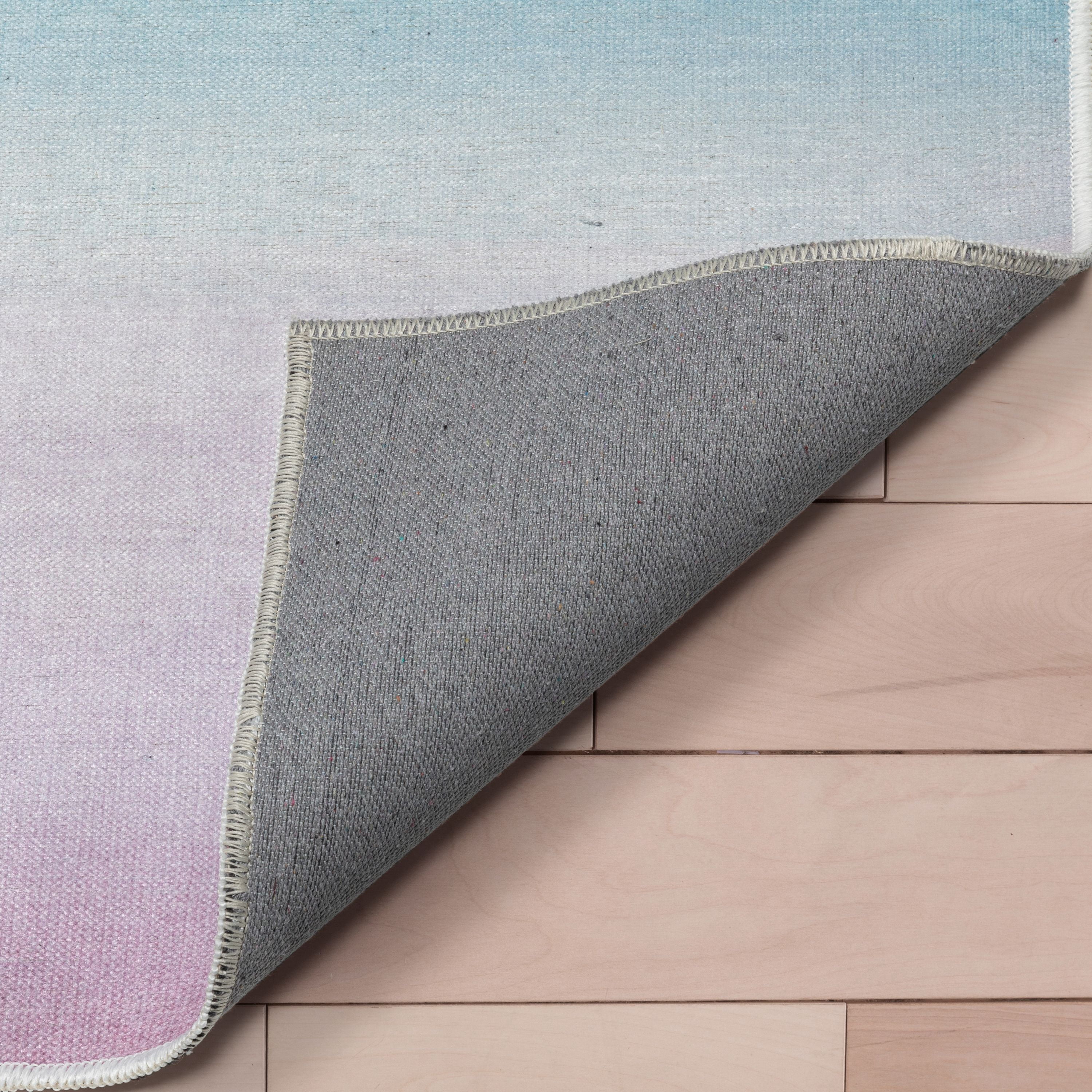 Well Woven Kids Rugs Sunrise Modern Multi Color Flat Pile Easy to Clean 9'10" x 13' Area Rug for Living Room Dining Room Bedroom and Kitchen