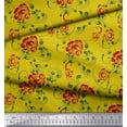 thumbnail image 2 of Soimoi Toile de Coton Chambrée Tourbillons & Tissu Imprimé Artistique Floral 1 Yard 56 Inch Wide, 2 of 3