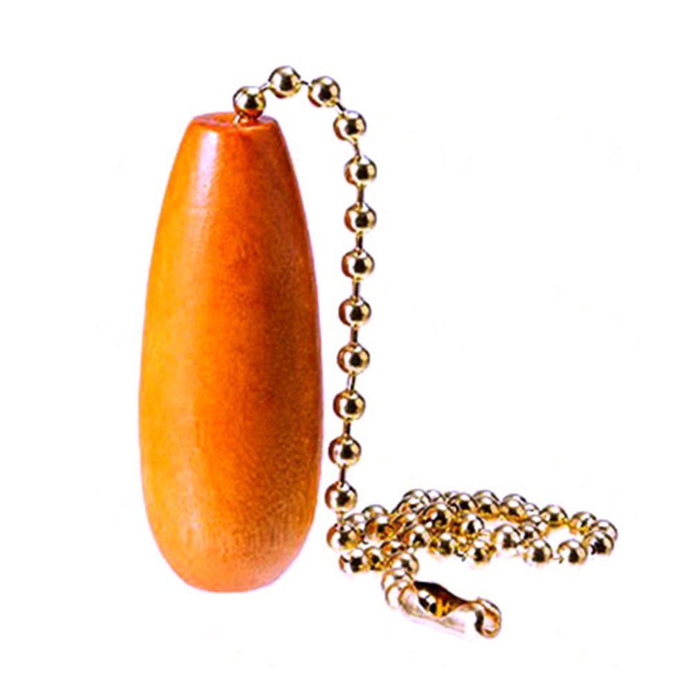 Gerich Wooden Mike Bathroom Toilet Pull Chain Cord Handle for Light