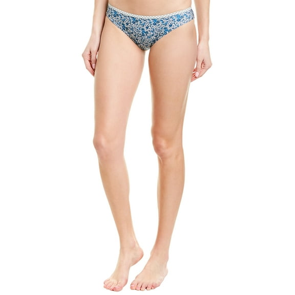 Karla Colletto womens Lapis Bikini Bottom, 10, Blue