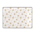 thumbnail image 7 of Area Rugs For Living Room Decor - Gold Snowflake Stripes Soft Anti Slip Throw Washable Rugs 5x7 For Bedroom, Indoor Carpet For Bedroom Living Room 80x58In, 7 of 7