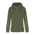 thumbnail image 7 of ZQGJB Fashion Sweatshirts for Women Long Sleeve Turtle Neck Solid Color Pullover Tops Loose Oversized Casual Basic Athletic Sweater T-Shirts Army Green XL, 7 of 7