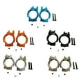 thumbnail image 3 of Ruiboury 2piece Aluminum Front C-Hub Caster Block For Axial 1/10 JR ROCK RACER 90026 Improve RC Car Silver 1Set, 3 of 6