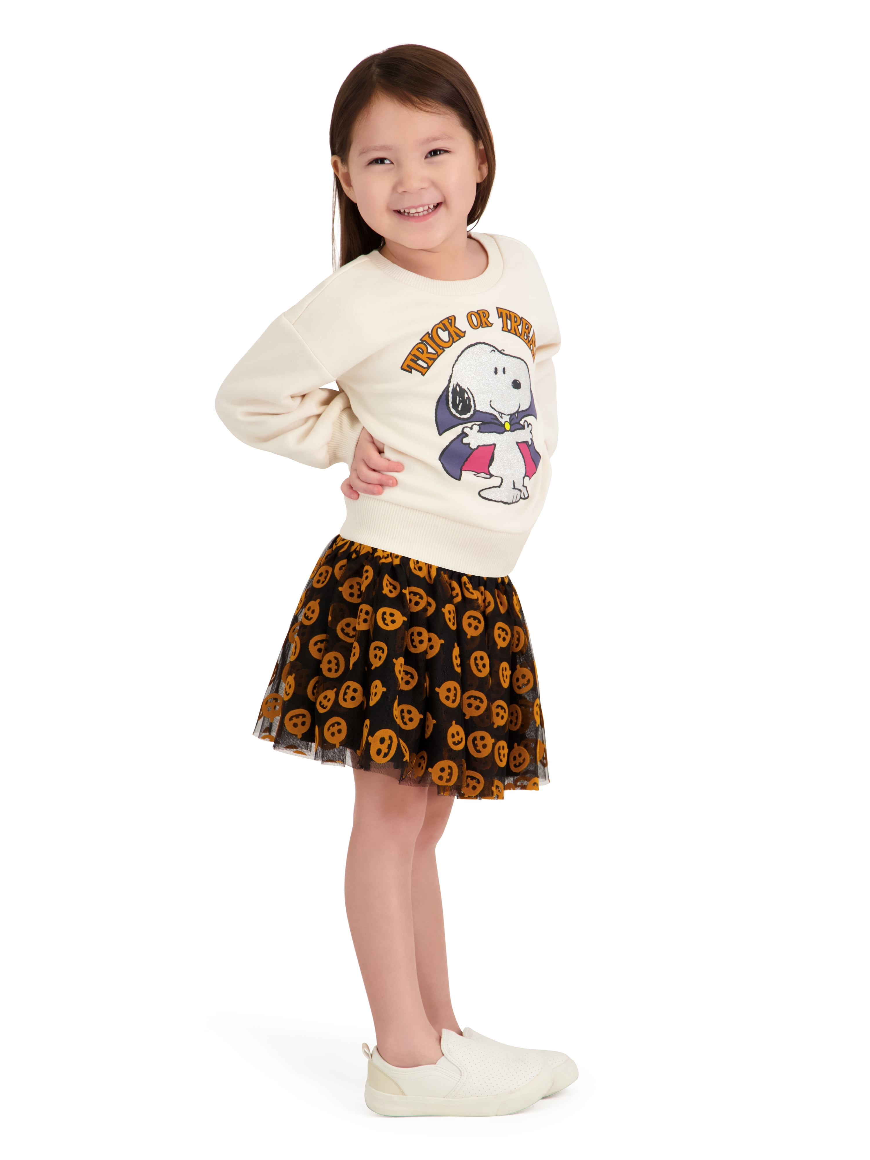 Snoopy Toddler Girls 3 Piece Tutu Skirt Set, Sizes 12M-5T