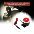 thumbnail image 2 of Super Loud 120dB Sound Alarm System Compact DC 12V Indoor Siren Durable Wired Mini Horn Siren For Home Security, 2 of 6