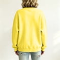 thumbnail image 5 of Sweatshirt For Women Crewneck Pullover Sweatshirts No Hood Long Sleeve Tops Casual Comfy Fall Clothes Yellow L, 5 of 6