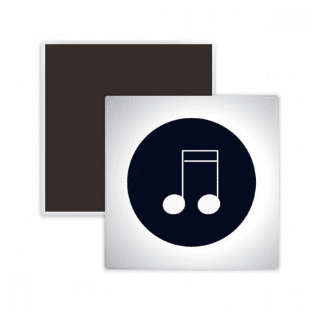 

Doubled-dequaver Music Notes Square Ceracs Fridge Magnet Keepsake Memento