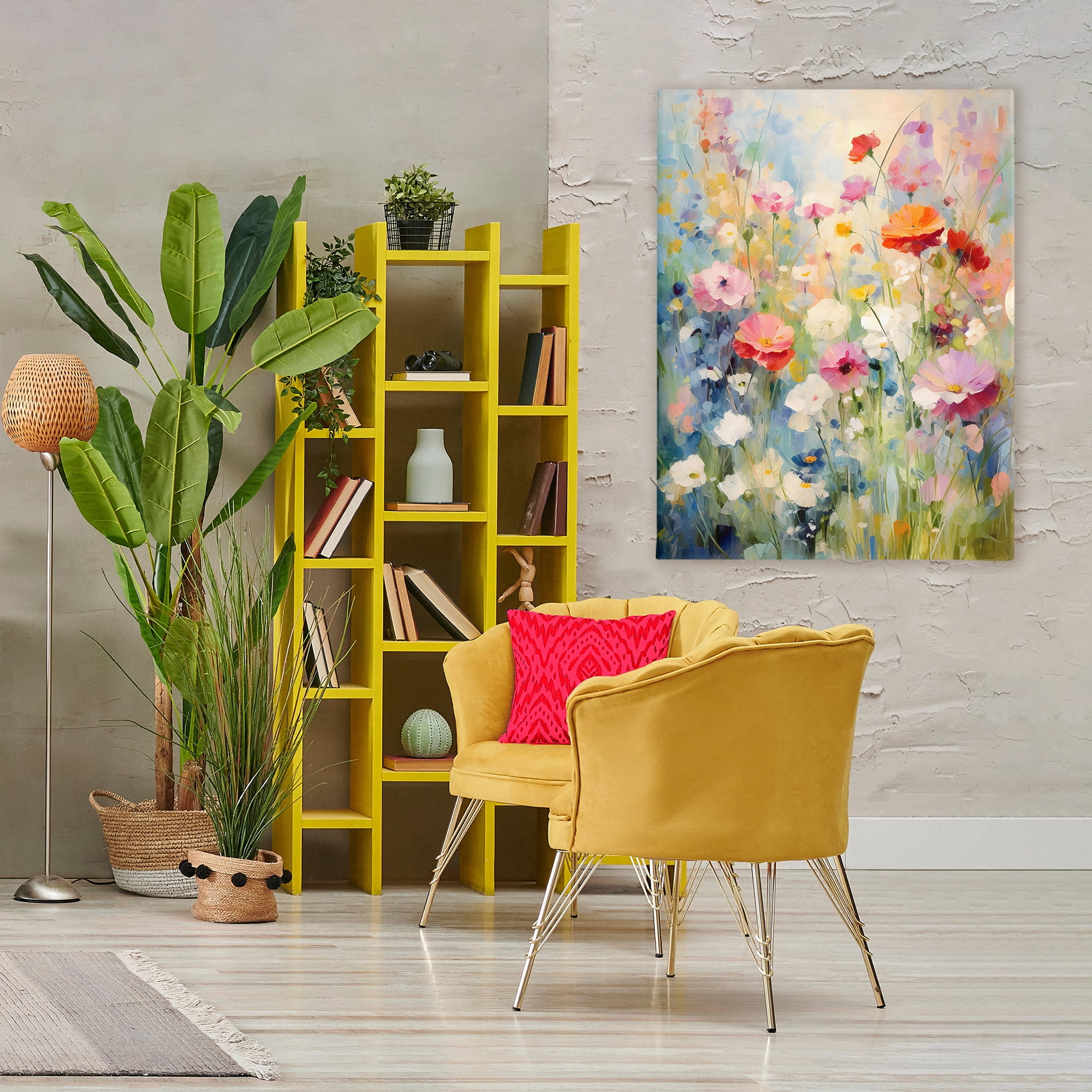 Stupell Industries Wildflower Breeze Impression Canvas Wall Art, design by Creative Studio