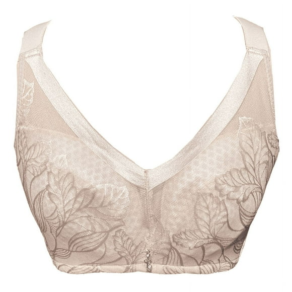 BIMEI Women Everyday Bra for Mastectomy Silicone Breast Inserts,Beige,34B