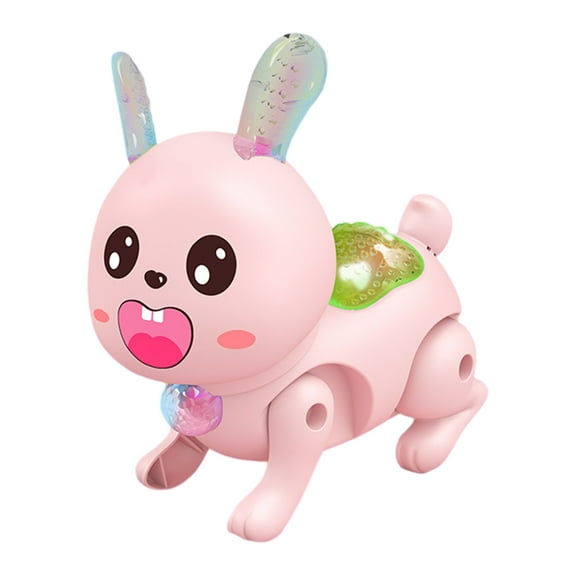 Toddler Toys, Kids Toy Gifts, Kids Electric Leash Jumping Bunny With Light Music Glowing Kids Boys And Girls Toys