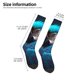 thumbnail image 2 of Balery Modern Style Blue Parrot Calcetines novedosos Calcetines deportivos Calcetines hasta la rodilla Calcetines de algodón Calcetines originales y geniales, 2 of 6