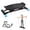 Black and Blue, variant on SHOUFTW Adult Balance Board with Resistance Bands, Built-in LCD Display, 300 Lbs Load, Portable Ski Trainer for Full-Body Home & Gym Workouts,White and Pink