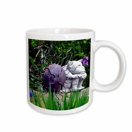 

3dRose Little gargoyle sitting Ceramic Mug 11-ounce