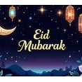 thumbnail image 4 of Eid Mubarak Banner Background Lanterns Stars Moon Festive Decor Backdrop for Party Event Ramadan Celebration Holiday Photography Props, 4 of 4