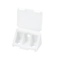 thumbnail image 4 of Unique Bargains Shelf Furniture Door 90 Degree Plastic Corner Braces 3 Holes Angle Brackets w Cover Cap, 10Pcs, 4 of 4