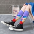 thumbnail image 3 of Lsque inside out 2 Printed Crew Socks Men's Women's LightWeight Thin Casual Calf Socks ,Knee High Socks,Cotton Socks, 3 of 9