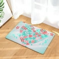 thumbnail image 6 of 40*60cm Flowers Heart Pattern Anti-Slip Carpet Door Mat Doormat Outdoor Kitchen Living Room Floor Mat Rugs, 6 of 6