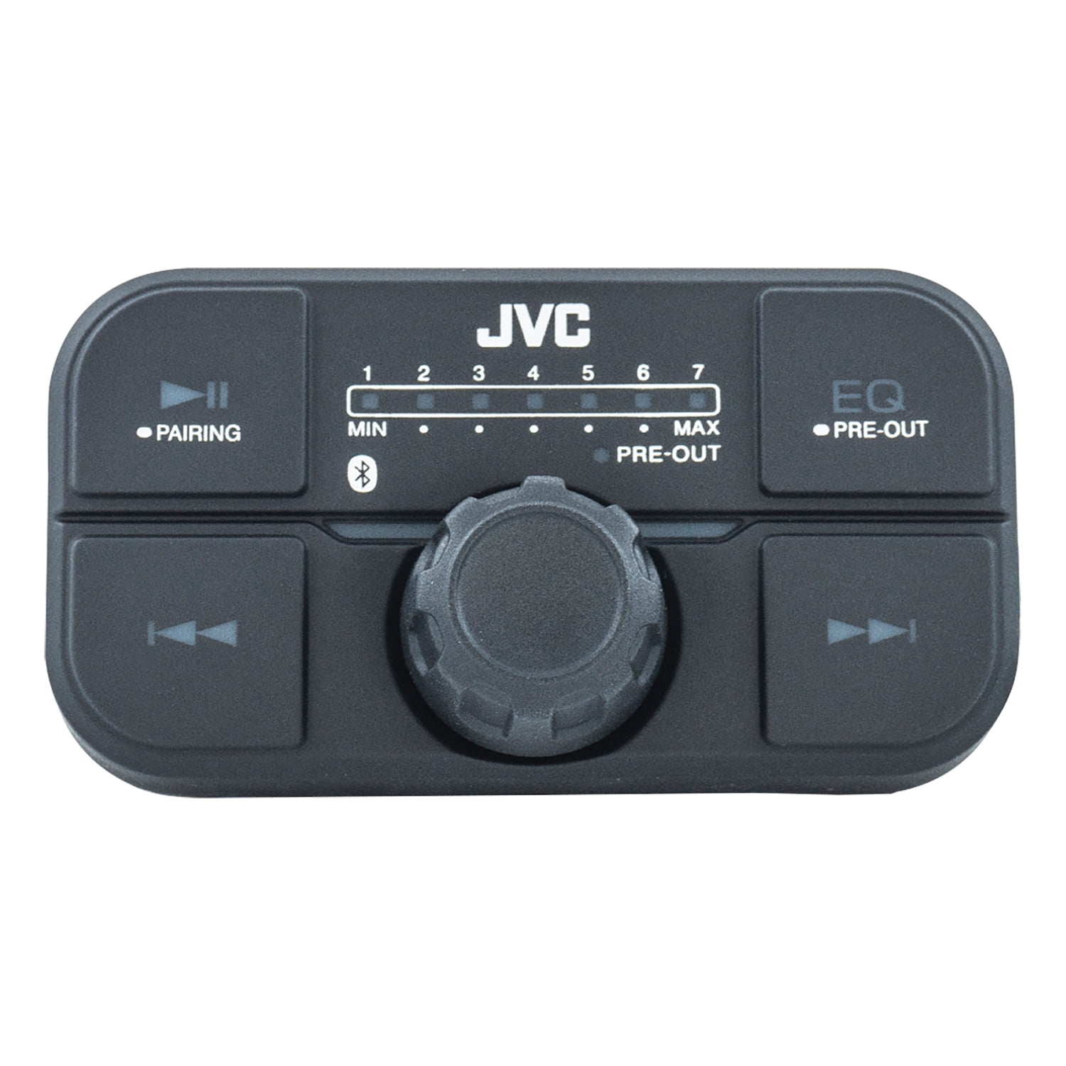 JVC KS-DR2104DBT DRVN DR Series 600W 4-Channel Compact Marine/Powersports Class D Amp with Bluetooth and Remote