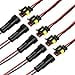 thumbnail image 3 of HUIQIAODS 5Kit 2 Pin Way 18 AWG Car Waterproof Connector Plug Wire 1.5mm Series Terminal Connector-5 Pack (5 Kit 2 Pin), 3 of 4