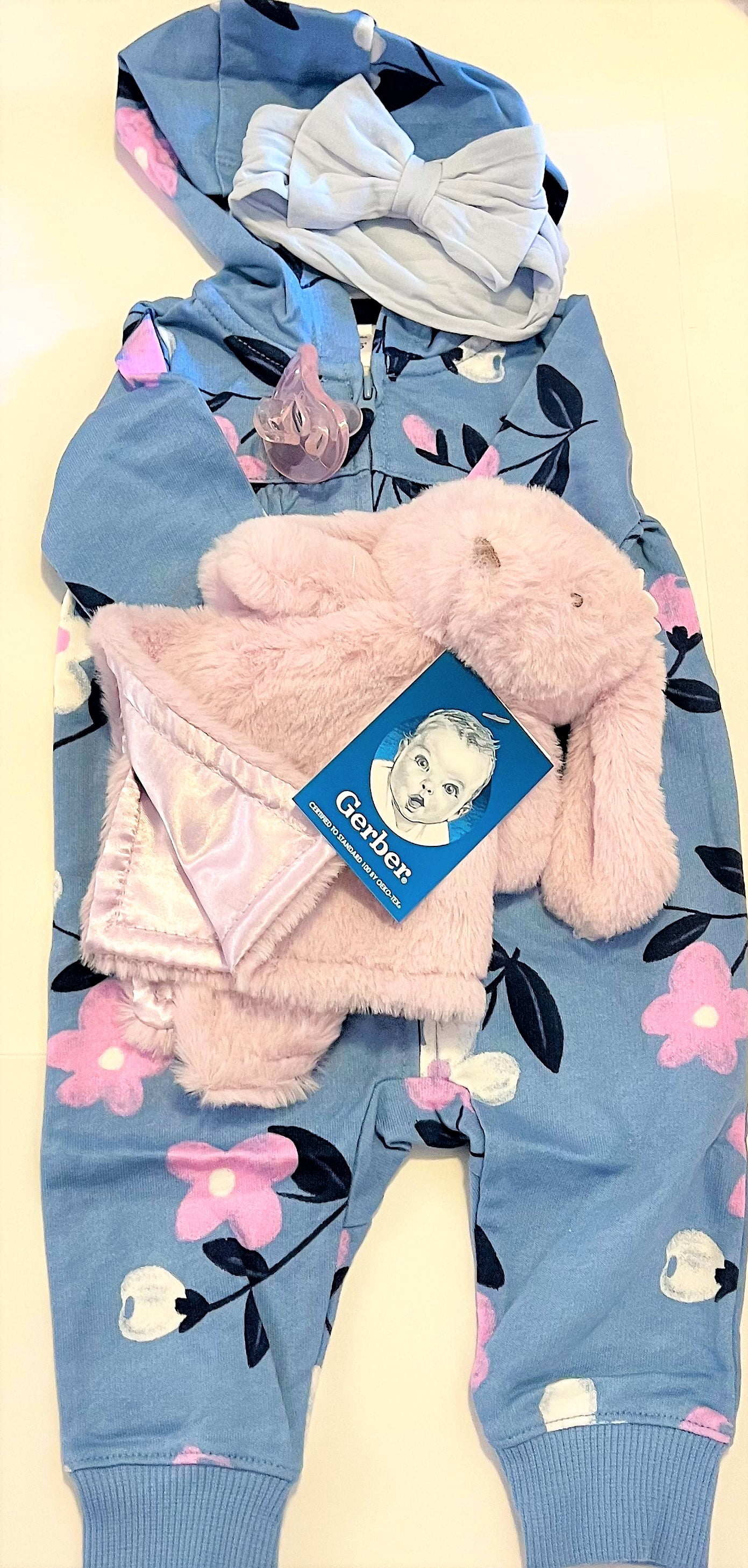 My Purple Bunny Diaper Baby