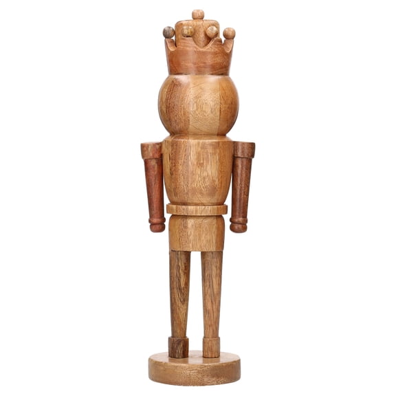 Wood Nutcracker Christmas Decoration, Brown, 16", by Holiday Time