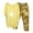 Yellow, variant on 2 Piece Pants Set for Women Floral Print Short Sleeve Tops and Drawstring Elastic Waist Camouflage Pants Ladies Casual Loose Pudding Pants Set Daily Outing Outdoors