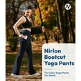 thumbnail image 2 of Cotton Bootcut Yoga Pants Size 16, Height: 5'8" - 5'11" | 34" Inseam Graphite, 2 of 6