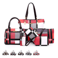 thumbnail image 1 of Set 6 Bolsas Cartera Cosmetiquera Mujer Listrado Monedero Xtellar multicolor, 1 of 3