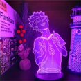 thumbnail image 2 of 3D Illusion Lamp Bedside Night Light with Acrylic Remote Control and ABS Base and USB Cable Toy for Anime Fans [Energy Class A+++], 2 of 5