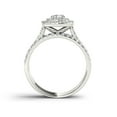 thumbnail image 3 of 1-1/2 Carat T.W. Diamond 10kt White Gold Double Halo Engagement Ring Set, 3 of 5