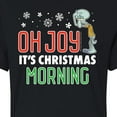thumbnail image 3 of SpongeBob SquarePants - Oh Joy It's Christmas Morning - Juniors Cropped Cotton Blend T-Shirt, 3 of 6