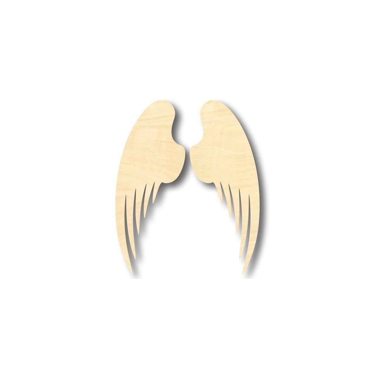 Unfinished Wood Angel Wings Craft up to 24" DIY 5" / 1/4"