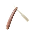 thumbnail image 3 of Caliber Pro Straight Razor H1, 6.5 inch Wood Handle, Stainless Steel Blade, Barber Scraper, 3 of 8